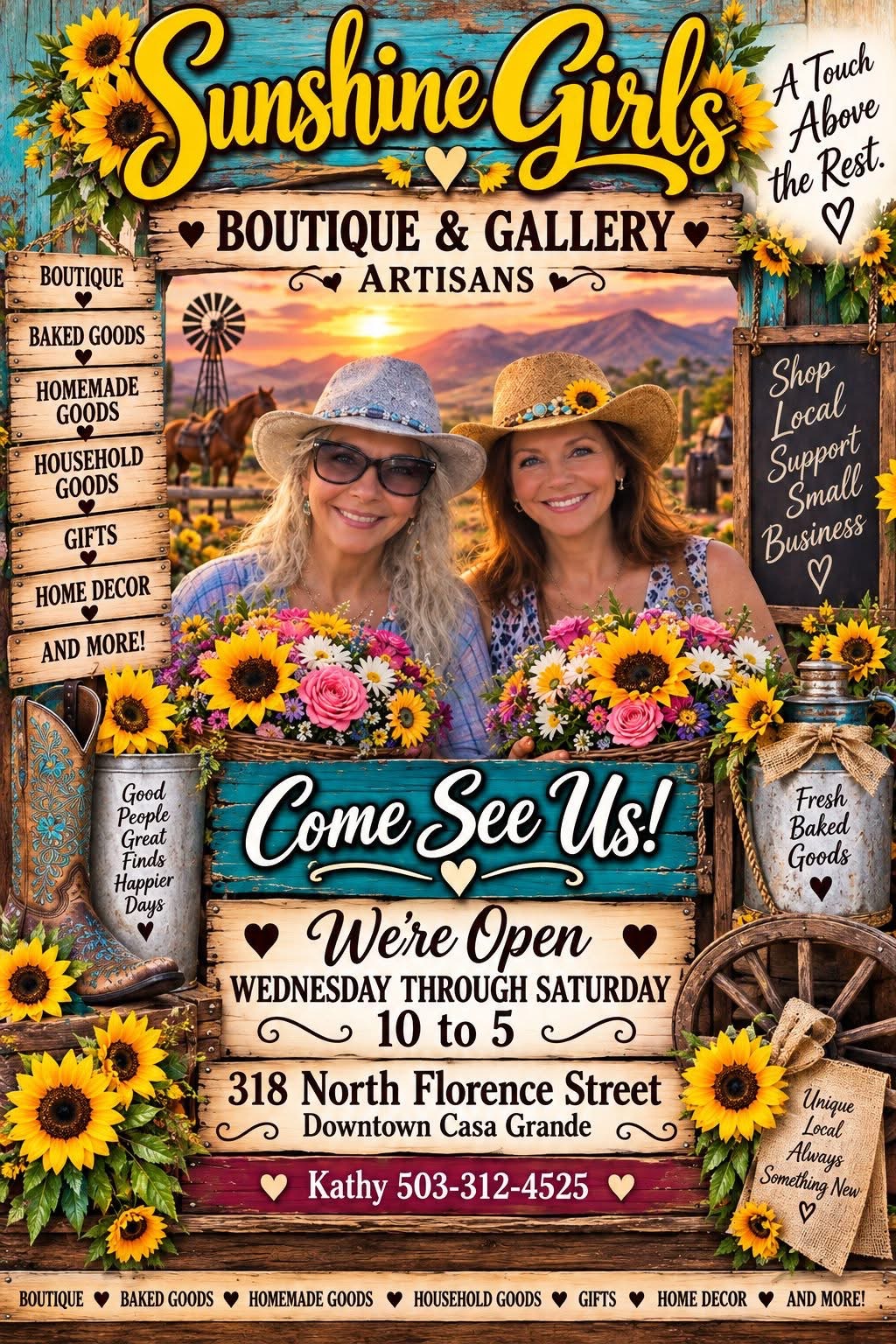 Sunshine Girls Boutique and Gallery at Terminal 318